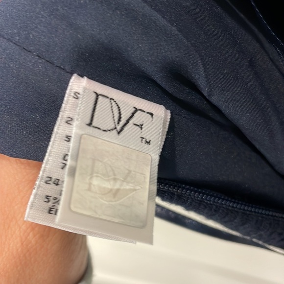 Dianne Von Furstenberg Teyla Navy Blue Midi Dress - Picture 9 of 14